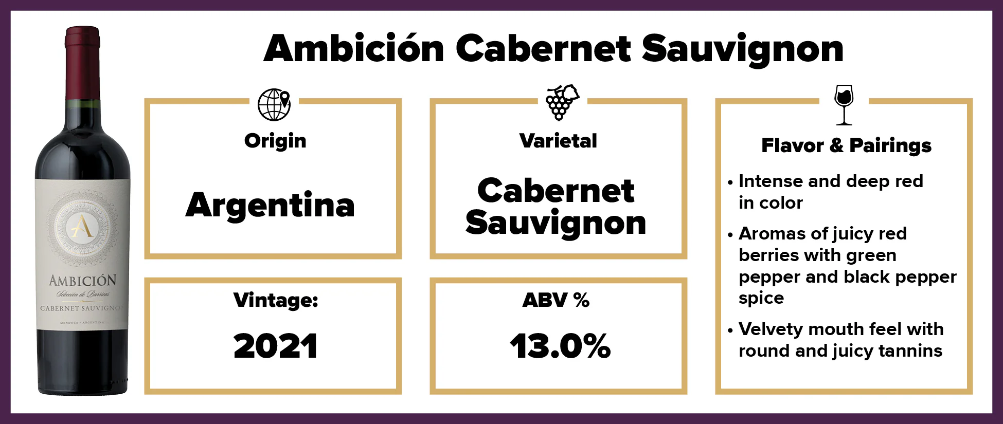 Ambicion Cabernet 2021 - Image 2