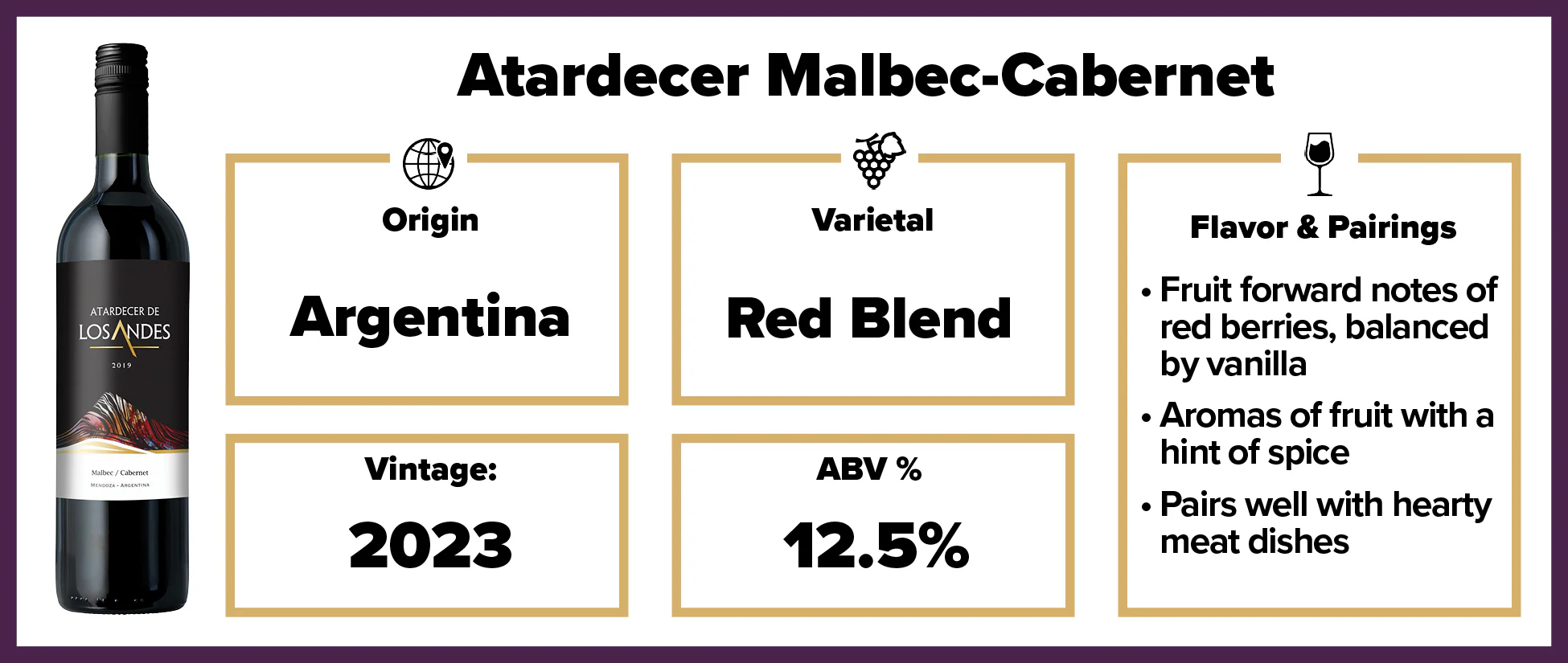Atardecer Malbec-Cabernet 2023 - Image 2