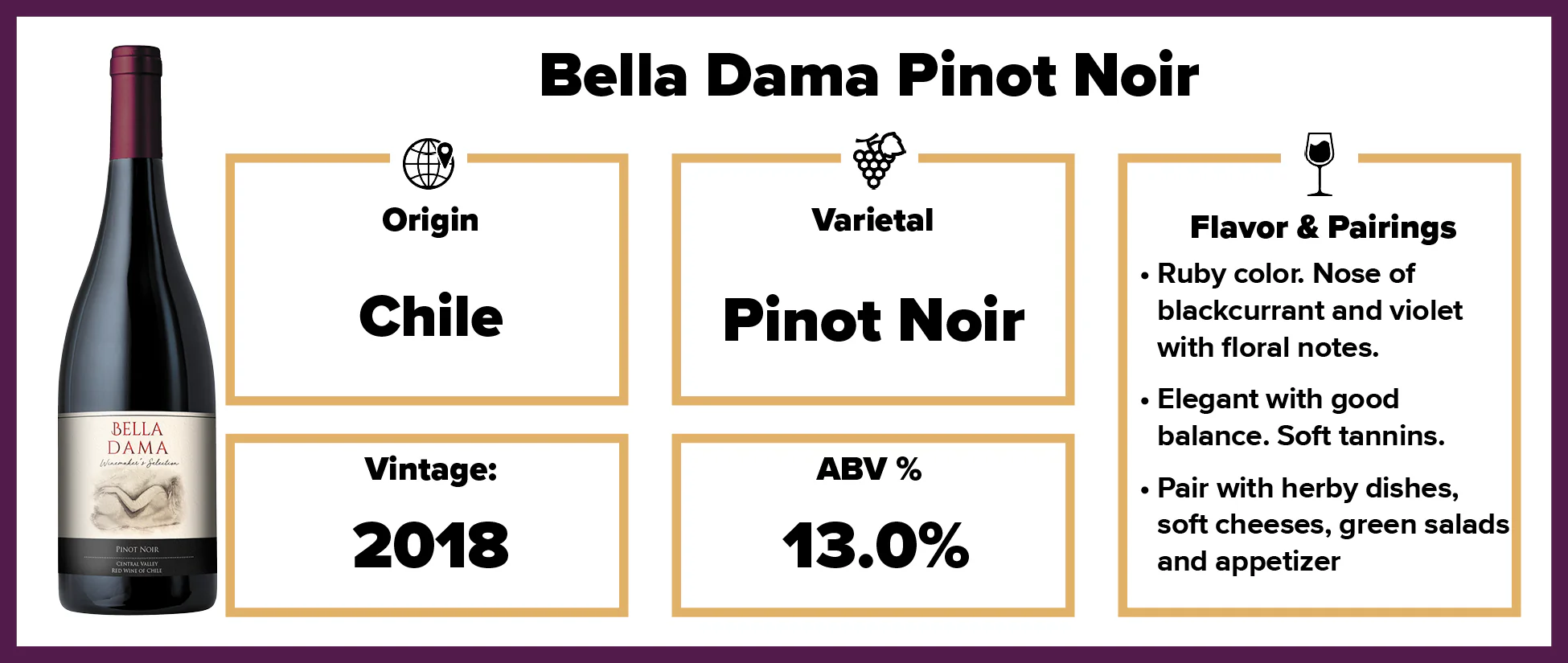 Bella Dama Pinot Noir - Image 2