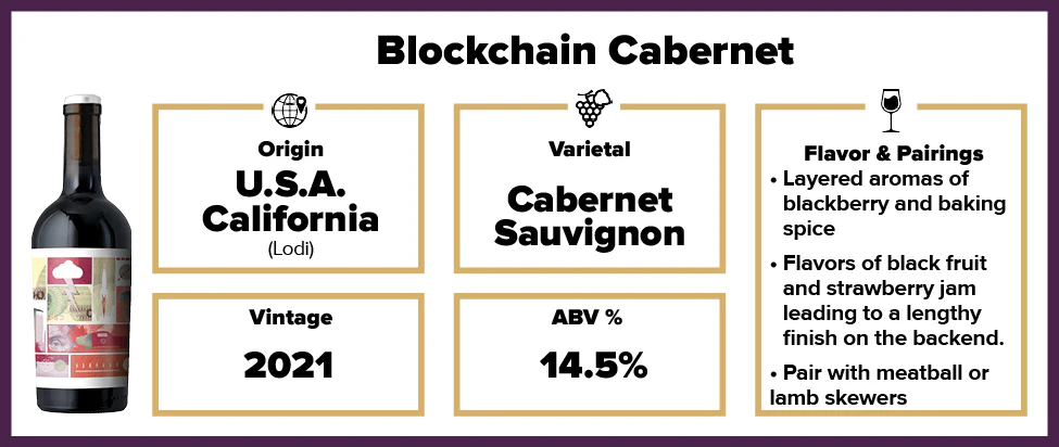 Blockchain Cabernet Sauvignon 2020 - Image 2