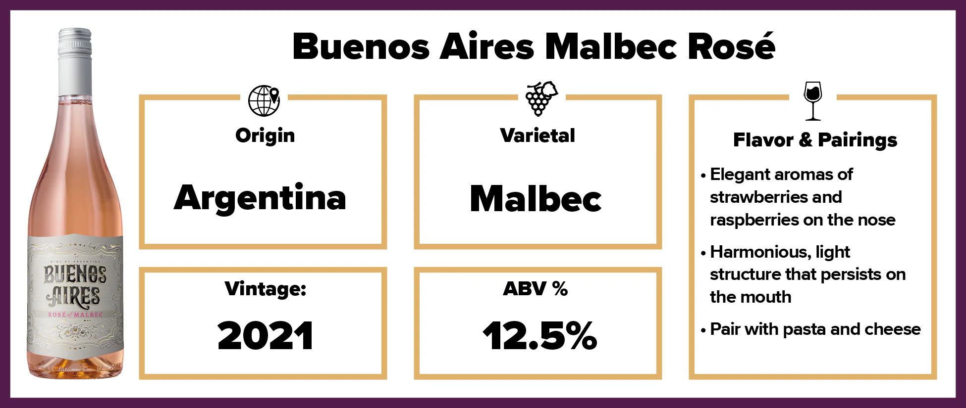 Buenos Aires Malbec Rosé - Image 2