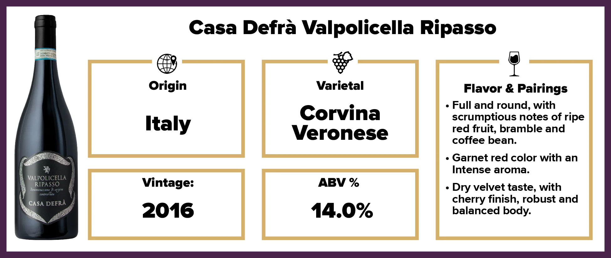 Casa Defrà Valpolicella Ripasso 2016 - Image 2