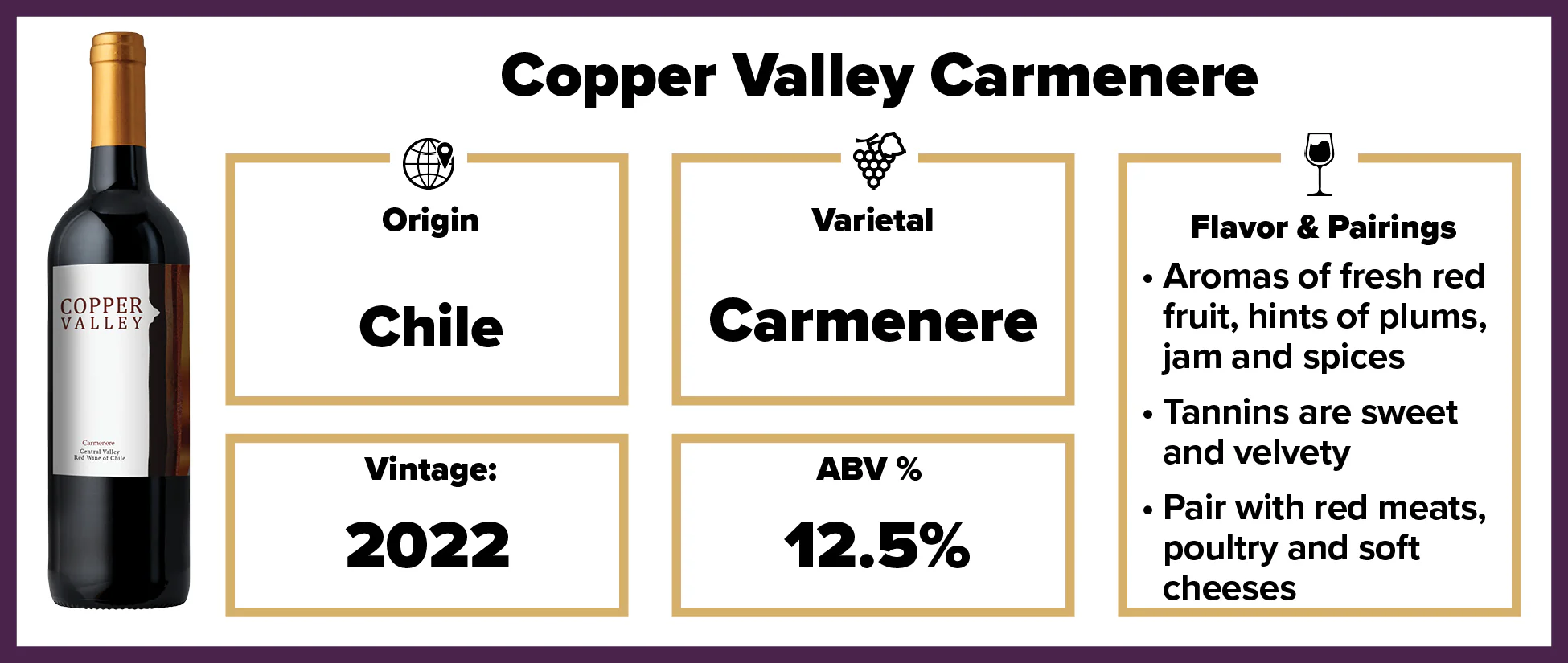 Copper Valley Carmenere 2022 - Image 2