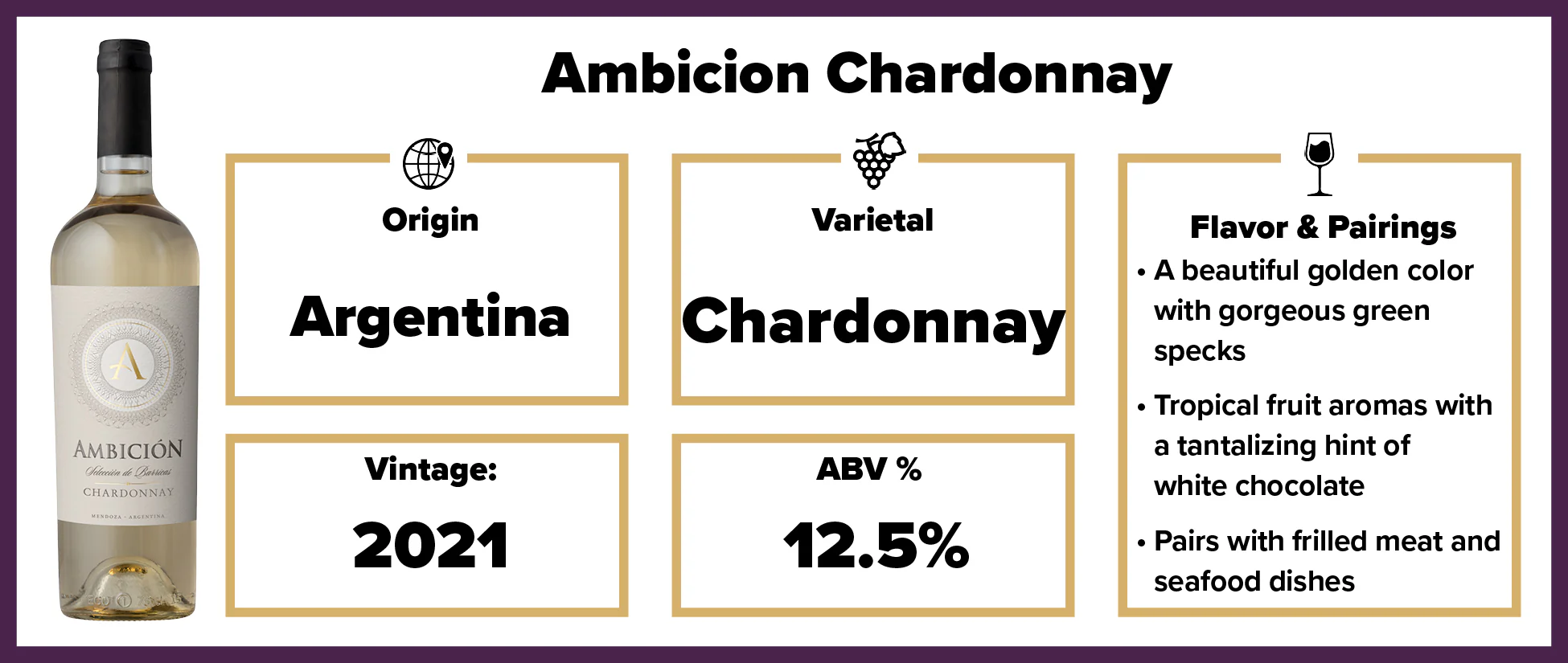 Ambicion Chardonnay 2021 - Image 2