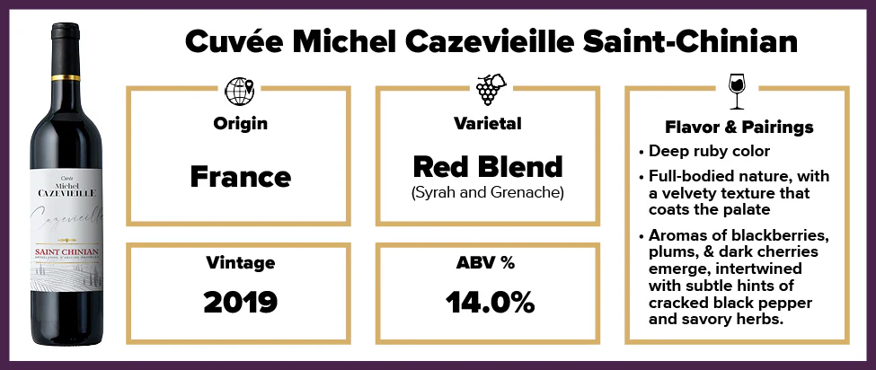 Michel Cazevieille Saint Chinian 2019 - Image 2