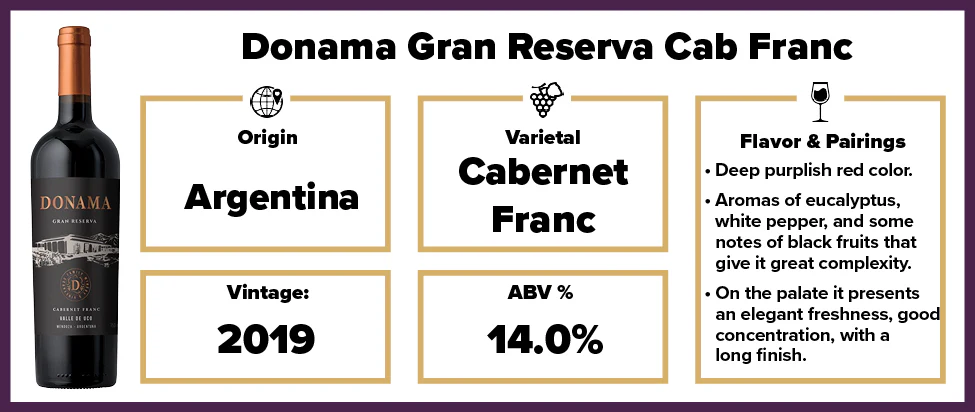 Donama Gran Reserva Cab Franc 2019 - Image 2