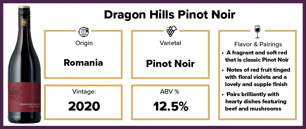 Dragon Hills Pinot Noir 2020 - Image 2
