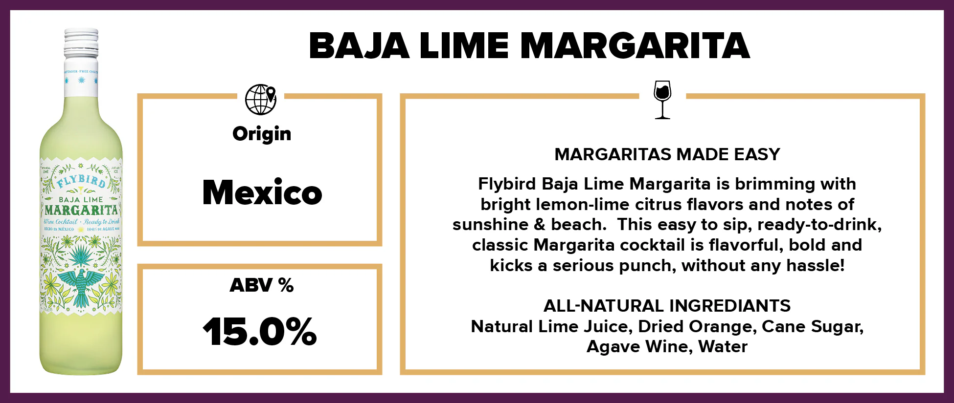 Flybird Margarita Baja Lime - Image 2