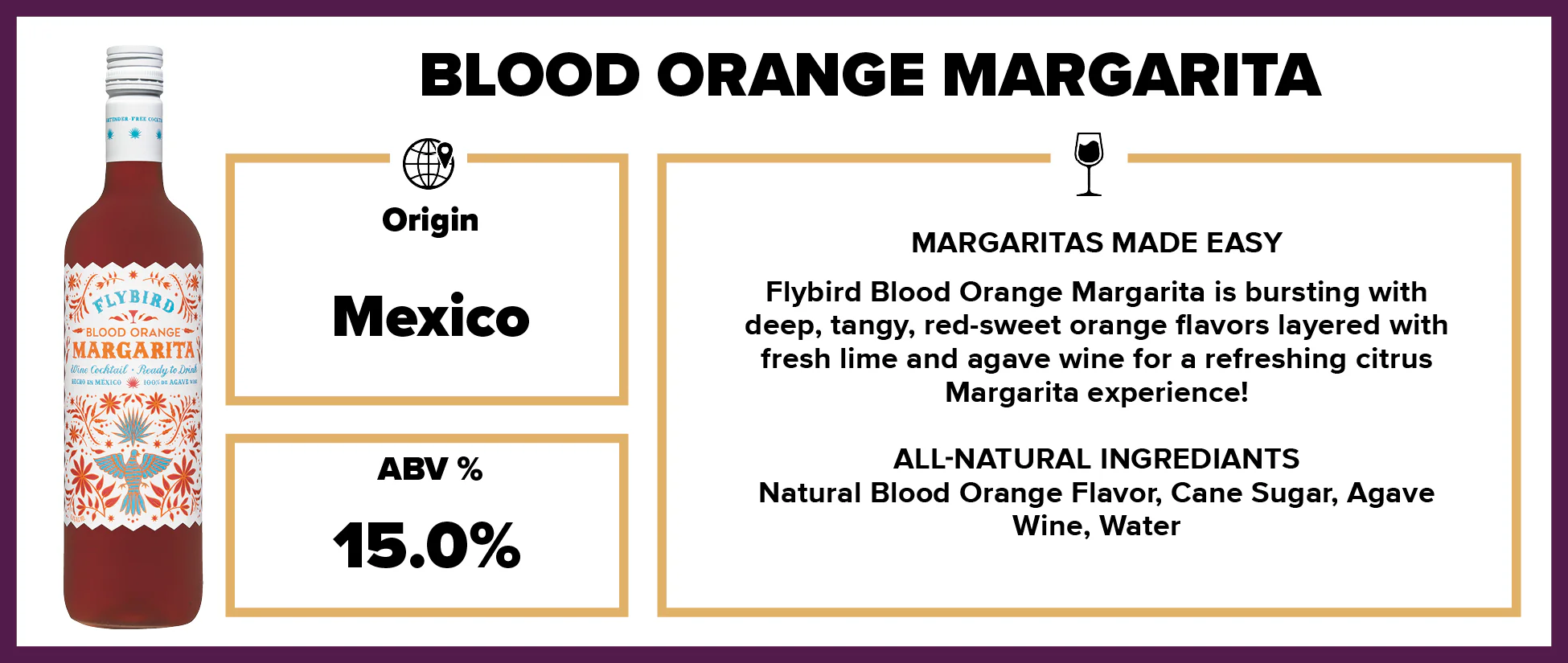 Flybird Margarita Blood Orange - Image 3