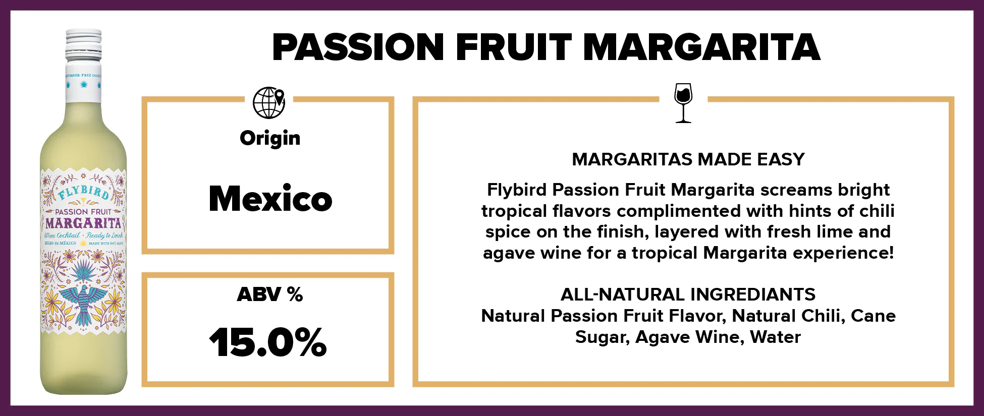 Flybird Margarita Passion Fruit - Image 3