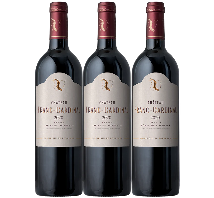 GET 3 FOR THE PRICE OF 1: 2020 Chateau Franc-Cardinal