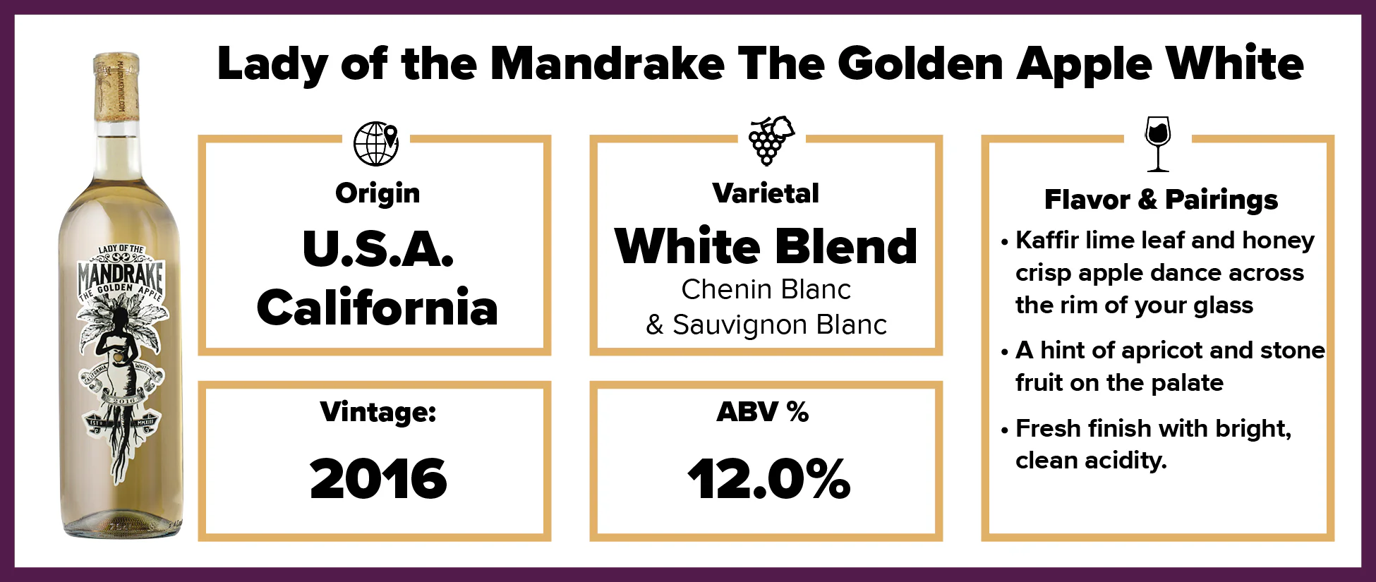 Mandrake The Golden Apple White - Image 2
