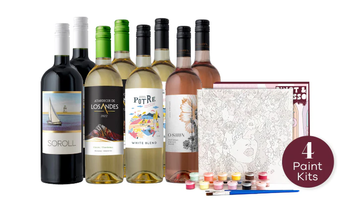 Groupon Paint & Sip 4 Person Party Box - Image 4