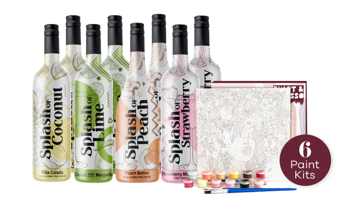 Groupon Paint & Sip 6 Person Party Box