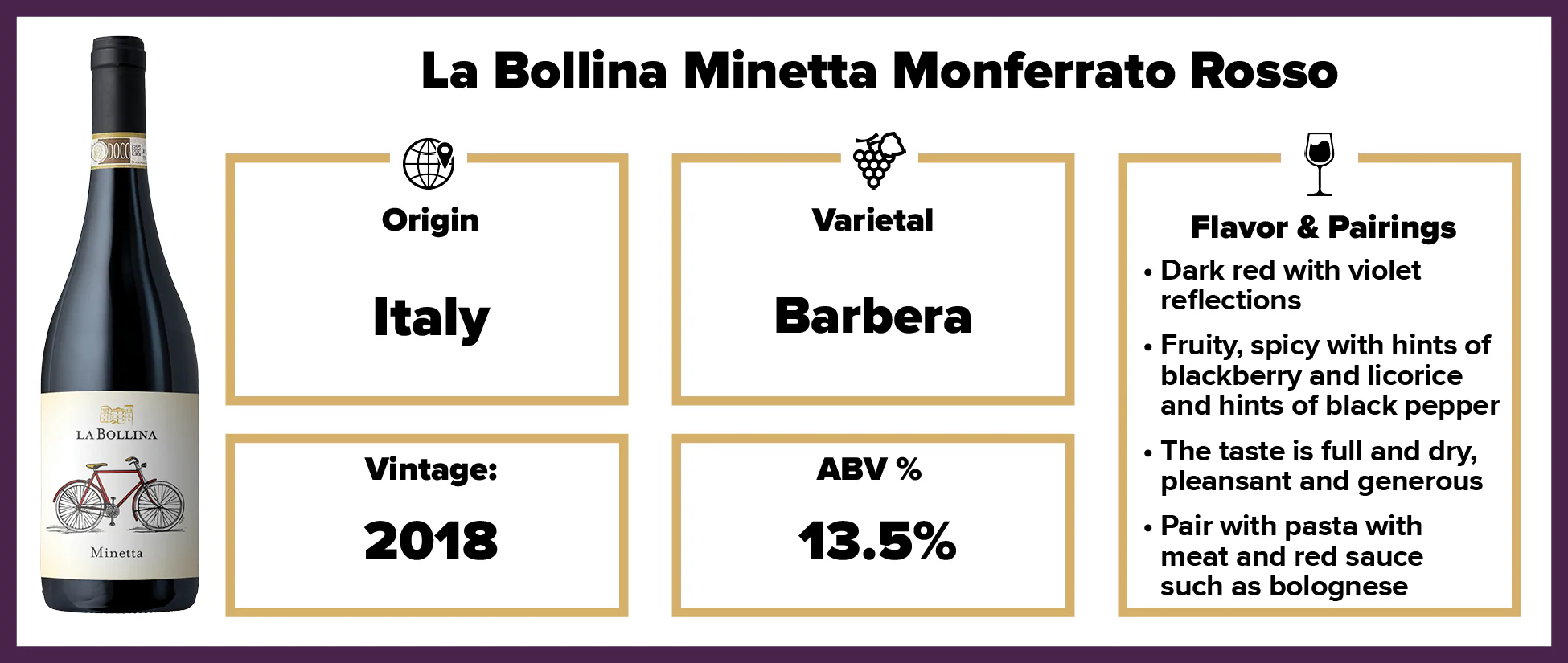 La Bollina "Minetta" Monferrato DOC 2018 - Image 2