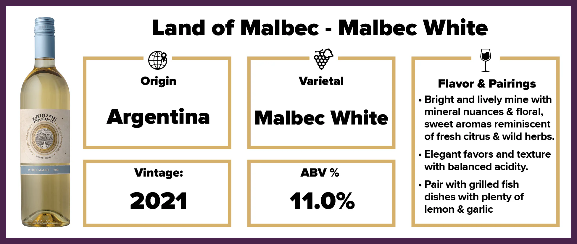 Land of Malbec - White Malbec - Image 2