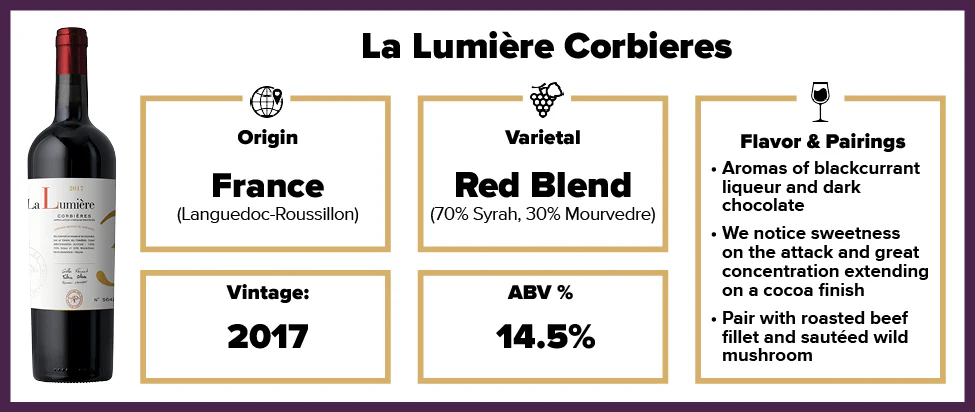 La Lumière AOP Corbieres 2017 - Image 2
