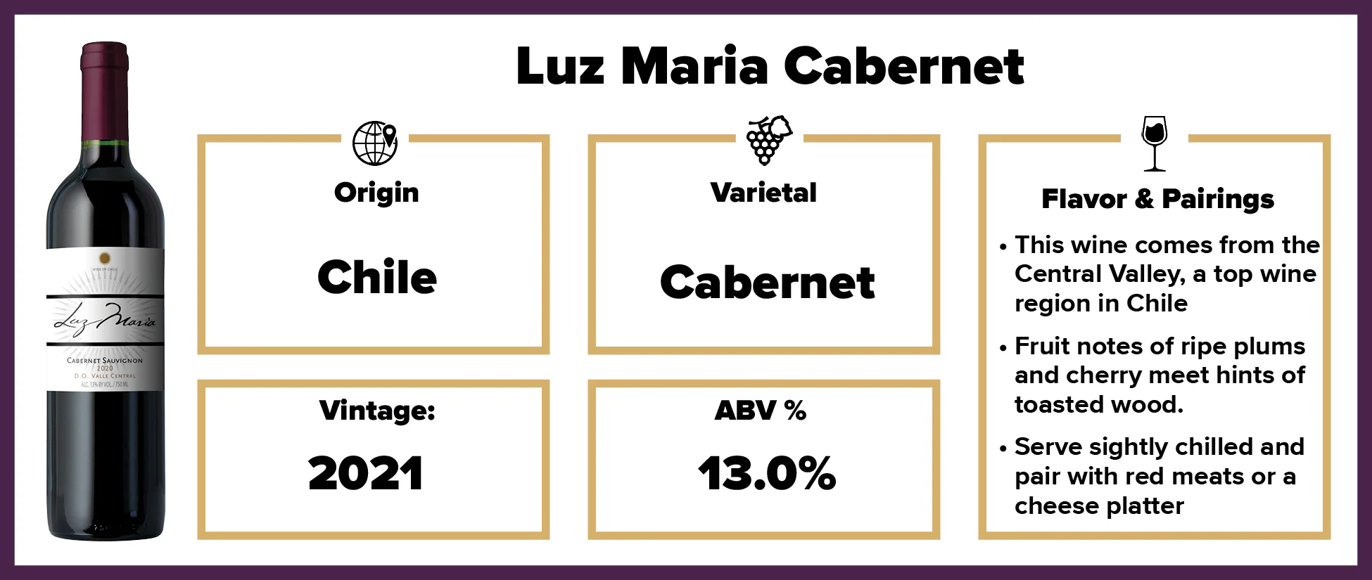 Luz Maria Cabernet 2021 - Image 2