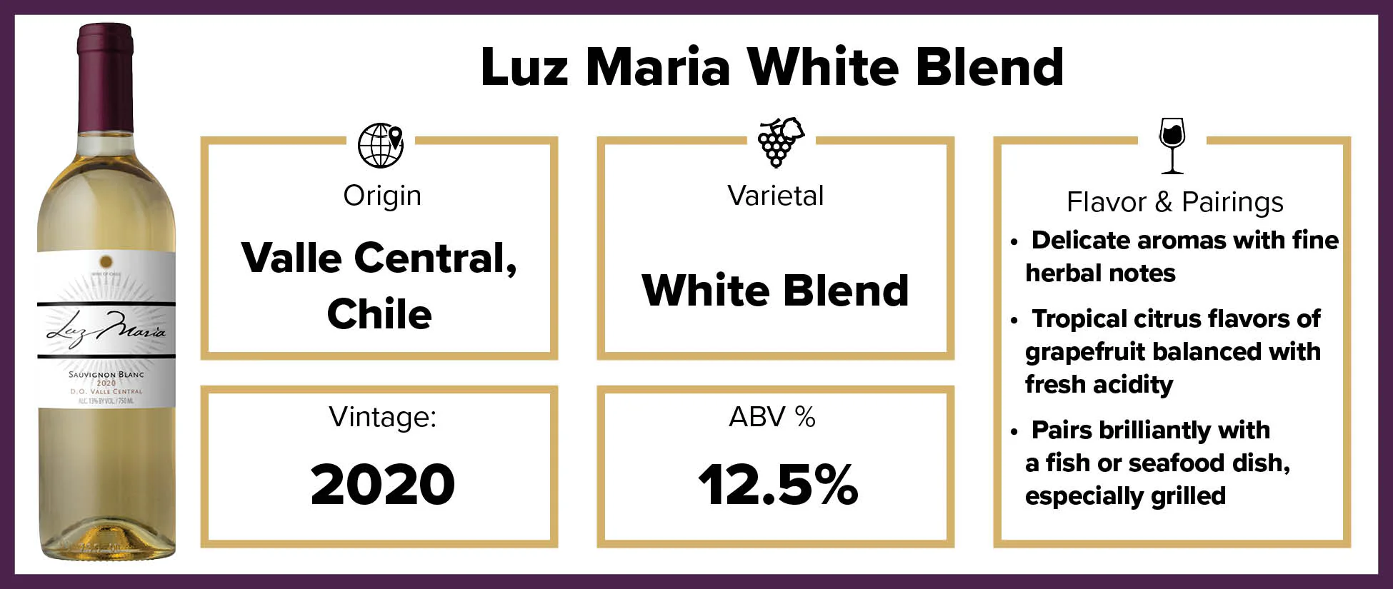 Luz Maria White Blend 2020 - Image 2