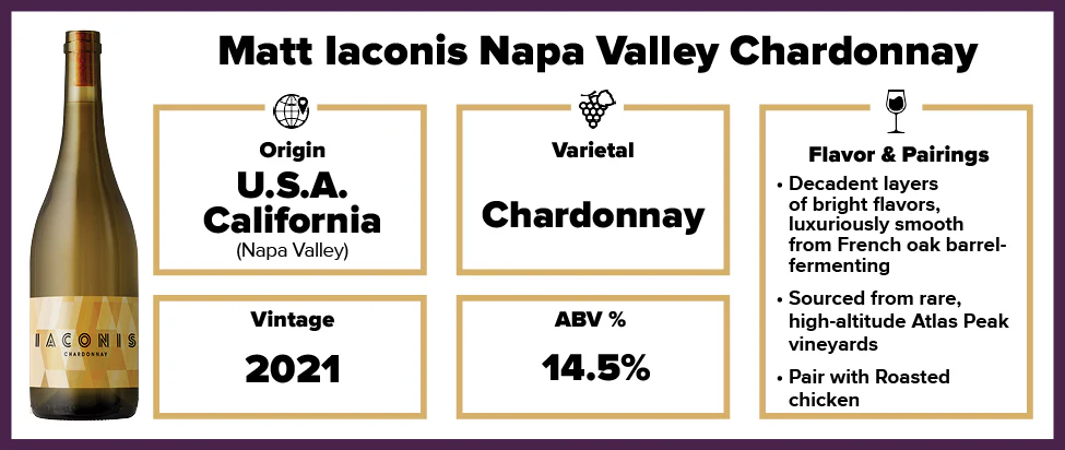 Matt Iaconis Napa Valley Chardonnay 2021 - Image 2