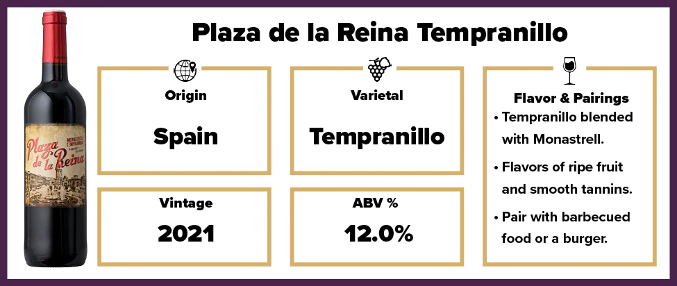 Plaza de la Reina Tempranillo 2021 - Image 2