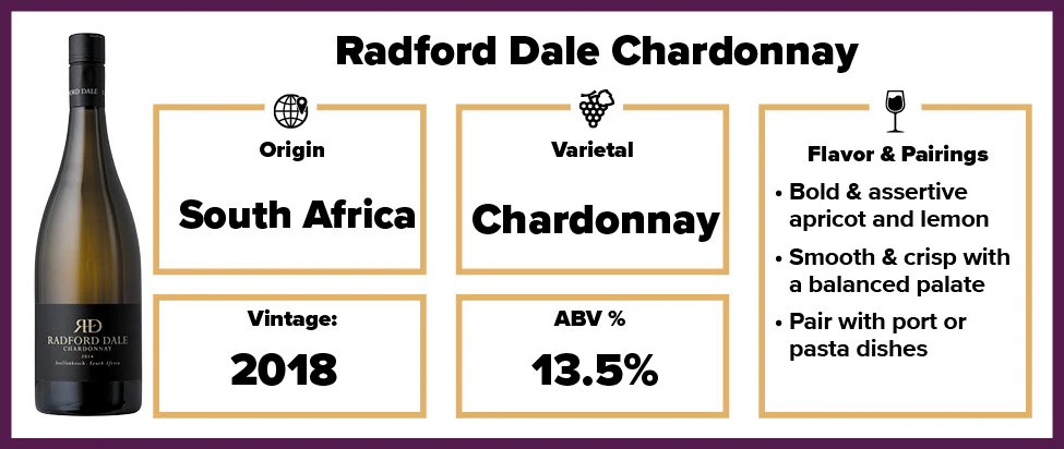 Radford Dale Chardonnay 2018 - Image 2