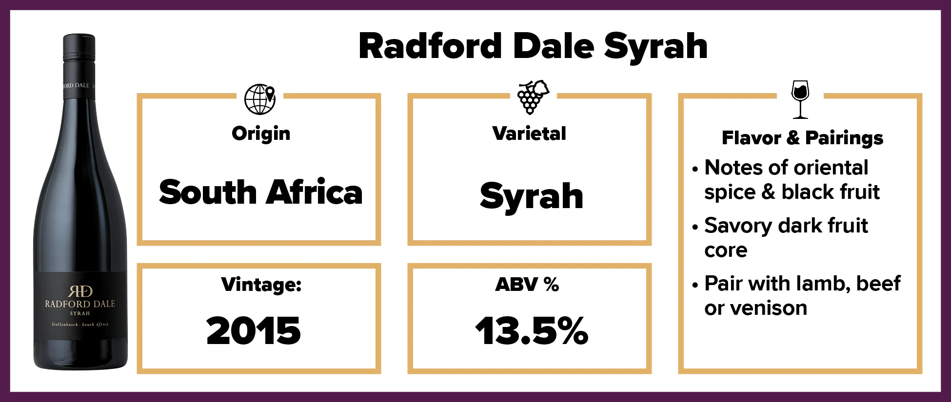 Radford Dale Syrah 2015 - Image 2