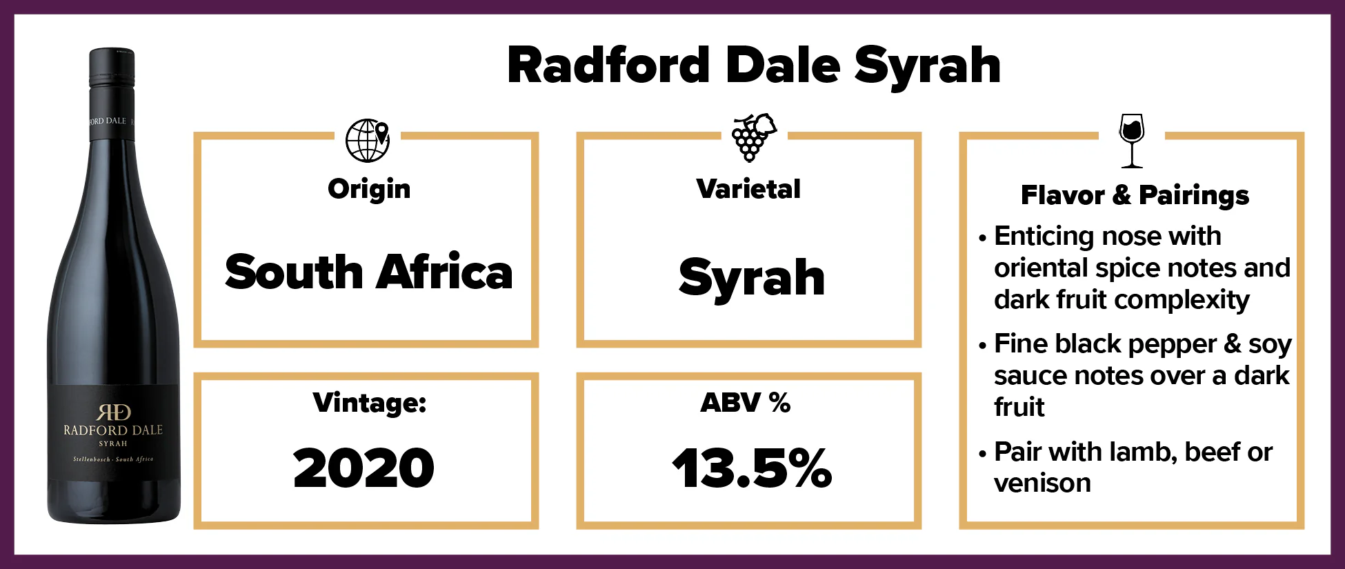 Radford Dale Syrah 2020 - Image 2