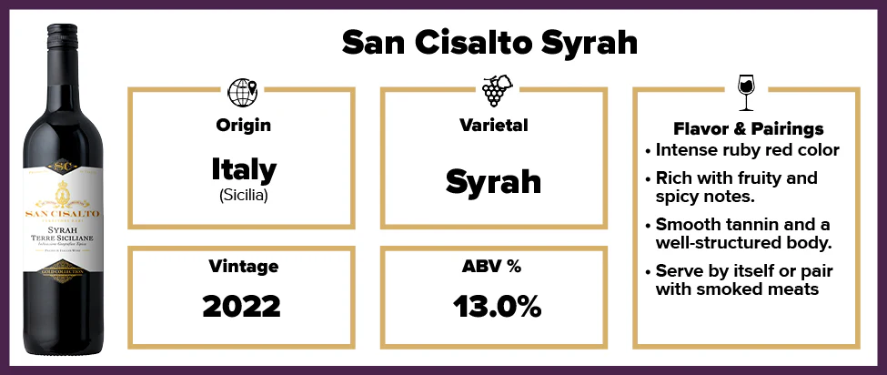 San Cisalto Syrah 2022 - Image 2