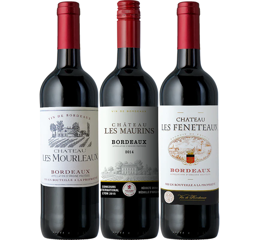SAVE 54% - Add the Bordeaux Chateaux Trio!