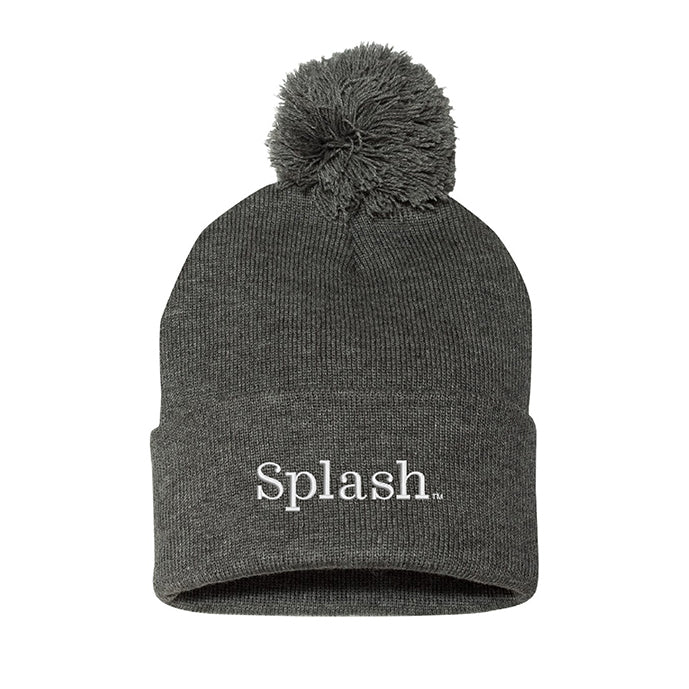 Splash Beanie - Heather Grey