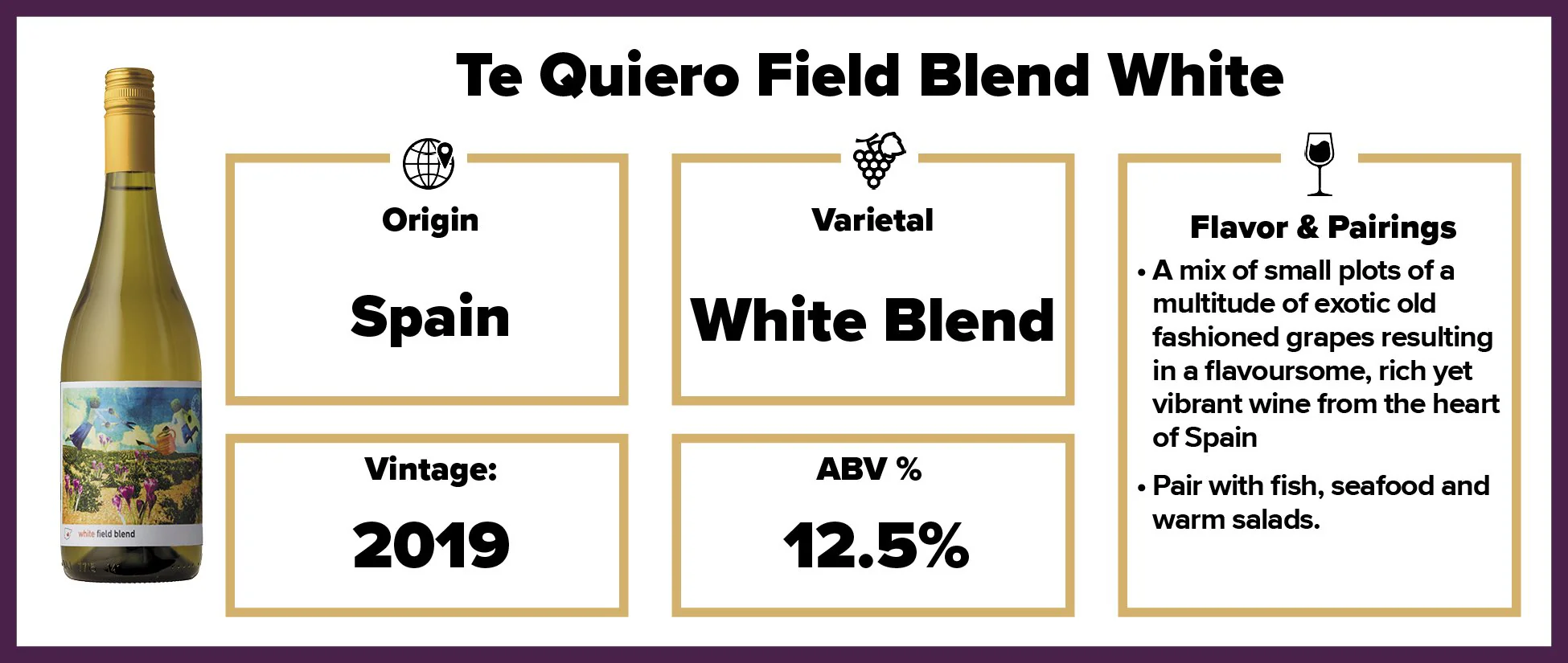 Te Quiero Field Blend White 2019 - Image 2