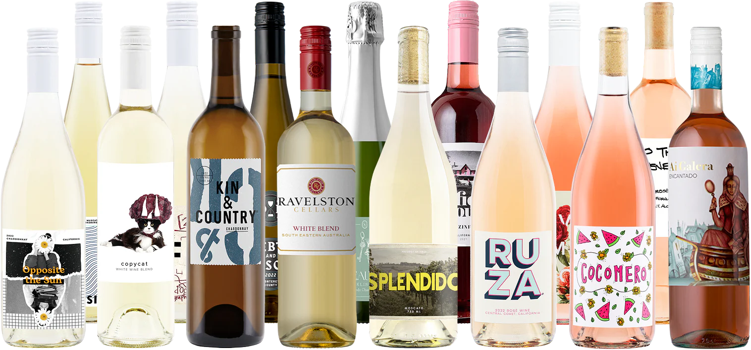 The Spring Sipper White & Rose 15-Pack
