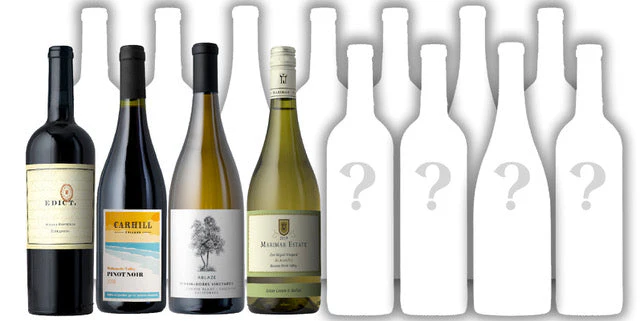 UPGRADE: Buy 4 Captain's List Wines, Get 8 MYSTERY Vineyard Bottles FREE!