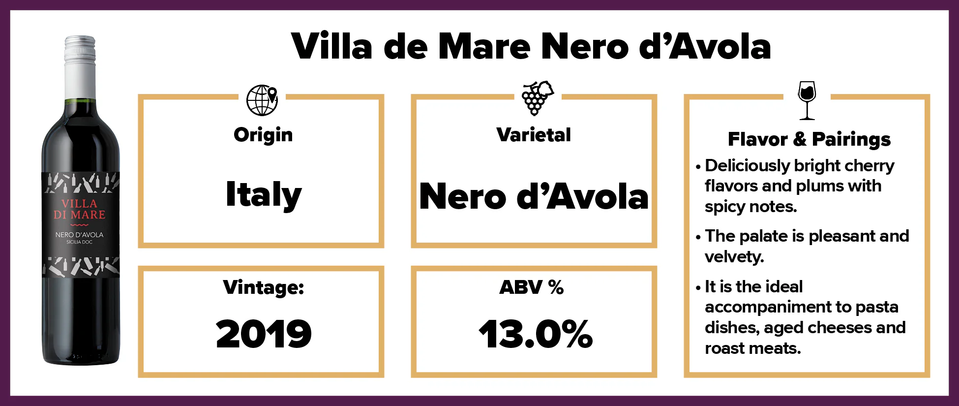 Villa de Mare Nero d'Avola - Image 2
