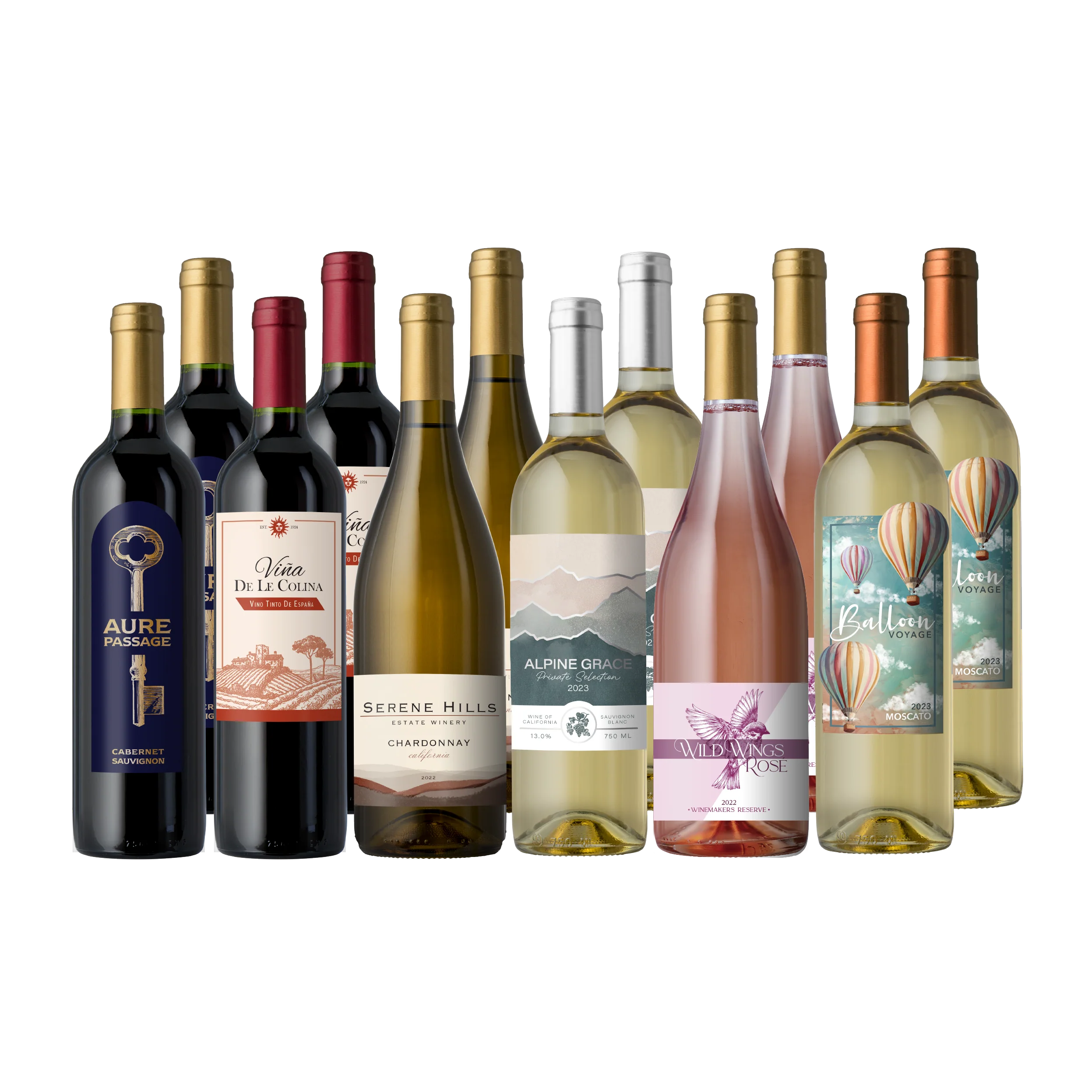 Vino Voyage Discovery Wine Set 12 Bottle Mixed