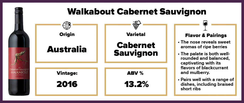 Walkabout Cabernet Sauvignon 2016 - Image 2